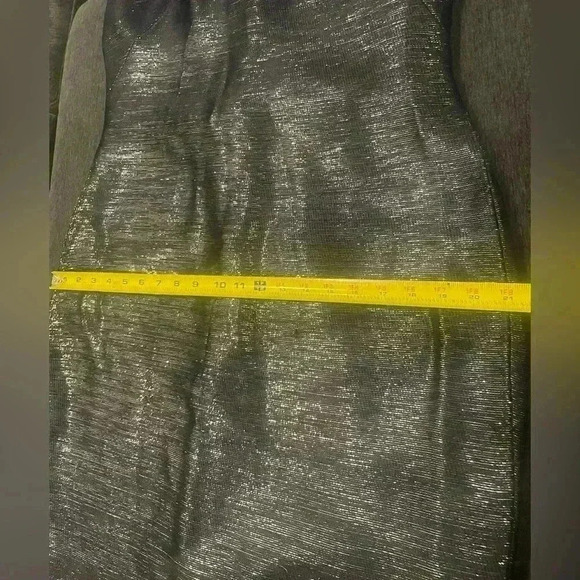 Ralph Lauren Collection Purple Label Metallic Strapless Cocktail Mini Dress L XL - Picture 14 of 16
